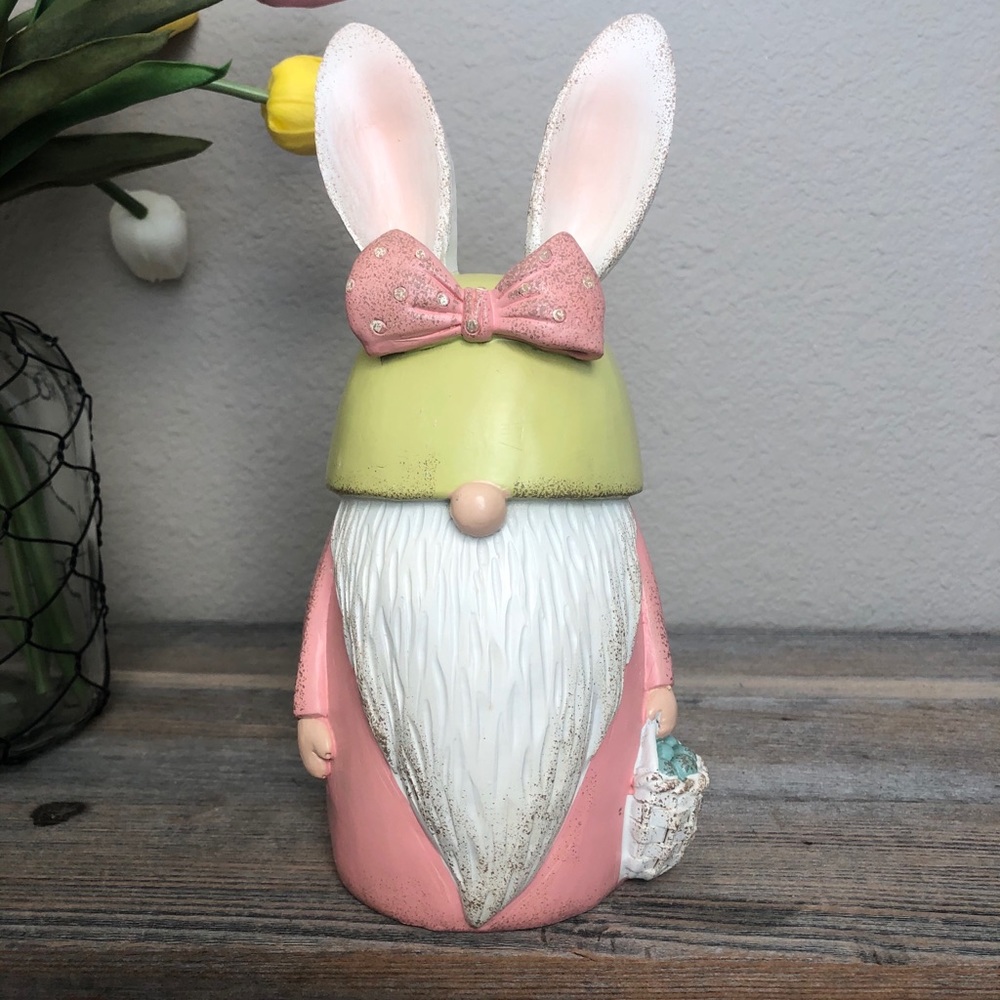 Bunny Ears Easter Gnome